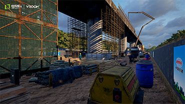 VR构建电焊作业场景 工地火灾事故引关注